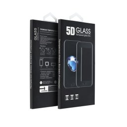 Xiaomi Redmi Note 12 4G / Redmi Note 12 5G 5D Full Glue tempered glass kijelzővédő üvegfólia, fekete