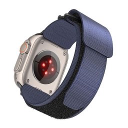 Forcell F-Design FA05 Apple Watch 42/44/45/49mm nylon szíj, kék