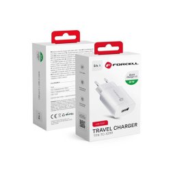 Forcell F-Energy TFK-TC-1099 USB-A töltő adapter, QC3.0, 2,4A, 18W, fehér