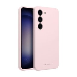 Roar Xiaomi Redmi 14C prémium szilikon tok velúr béléssel, világos rózsaszín