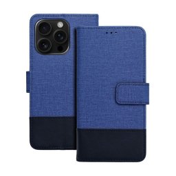 Gomma Xiaomi Redmi 14C flip/oldalra nyíló tok kártyatartó résszel, kék