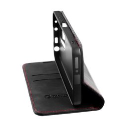 Tactical Xproof Samsung Galaxy S25 Ultra flip/oldalra nyíló tok, fekete