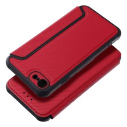 Razor book Apple iPhone 17e / iPhone 16e flip tok, piros