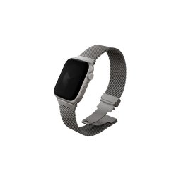 Uniq Dante Pro Apple Watch 49/46/45/44mm állítható fém óraszíj, ezüst