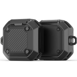 Dux Ducis Secg Samsung Galaxy Buds Live/Buds PRO/Buds2/Buds2 Pro tok karabinerrel, fekete