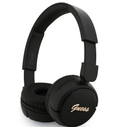 Guess Script Metal Logo Wireless vezeték nélküli fejhallgató, fekete