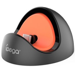 iPega SW2041 Switch Lite/Nintendo Switch/Nintendo Switch 2 mini töltő dokkoló, fekete-piros