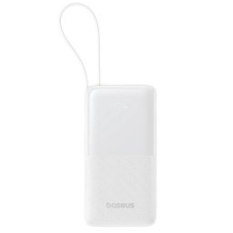Baseus Bipow 2 Powerbank / külső akkumulátor, USB-C / USB-A port, QC + PD. 20000mAh, 20W, fehér