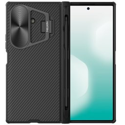 Nillkin CamShield Prop Samsung Galaxy Z Fold 7 tok kameravédelemmel, kitámasztóval, S-pen tartóval, fekete