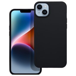 Matt szilikon Apple iPhone 17 Pro tok, fekete