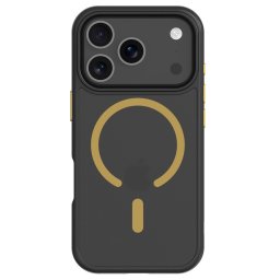 Tactical MagForce Hyperstealth 2.0 Apple iPhone 17 Pro Max MagSafe hátlap tok, fekete/sárga