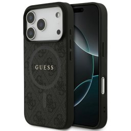 Guess 4G Ring Classic Logo Apple iPhone 17 Pro Max MagSafe hátlap tok, fekete