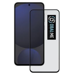 OBAL:ME 5D Samsung Galaxy S25 FE kijelzővédő üvegfólia, fekete
