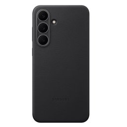 Samsung Galaxy S25 FE KindSuit gyári vegán bőr tok, fekete