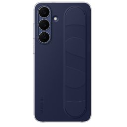 Samsung Galaxy S25 FE Standing Grip gyári hátlap tok, sötétkék