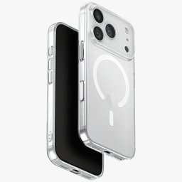 Uniq Airsuit Magclick Apple iPhone 17 Pro Max MagSafe szilikon tok, átlátszó