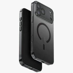 Uniq Airsuit Magclick Apple iPhone 17 Pro Max MagSafe szilikon tok, fekete