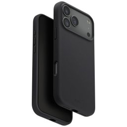 Uniq Lino Apple iPhone 17 Pro MagSafe szilikon tok, sötétszürke