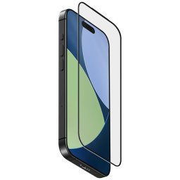 Uniq Optix Vivid Clear Apple iPhone 17 tempered glass kijelzővédő üvegfólia felhelyező kerettel