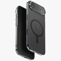 Uniq Airsuit Magclick Apple iPhone Air (2025) MagSafe szilikon tok, fekete