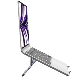 Forcell F-Grip Fold Stand X Pro állítható / összecsukható asztali notebook / laptop tartó, szürke