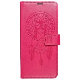 Mezzo Book Xiaomi Redmi 15C 4G / 15C 5G kinyitható tok kártyatartóval, álomfogó minta, magenta