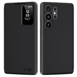 Tech-Protect Smart Wallet Samsung Galaxy S25 Ultra flip / kinyitható tok, fekete