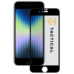 Tactical Glass Shield Privacy Stealth 5D Apple iPhone SE 2022 / 2020 / 7 / 8 betekintésgátló kijelzővédő üvegfólia, fekete