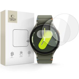 Tech-Protect Glass Fit+ Samsung Galaxy Watch 4 / 5 / 6 / 7 (44mm) kijelzővédő üvegfólia, átlátszó (2db)