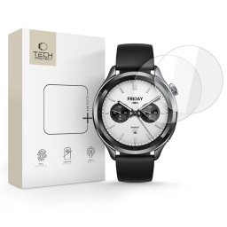 Tech-Protect Glass Fit+ Xiaomi Watch S4 kijelzővédő üvegfólia, átlátszó (2db)