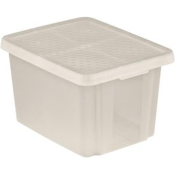 CURVER Tárolódoboz, tetővel, 26 l, áttetsző, CURVER "Essentials"