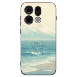 Fekete szilikon tok az alábbi mobiltelefonokra OPPO Find X9 - COLD AIR