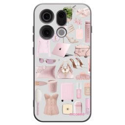 Fekete szilikon tok az alábbi mobiltelefonokra OPPO Find X9 - Glam Babe