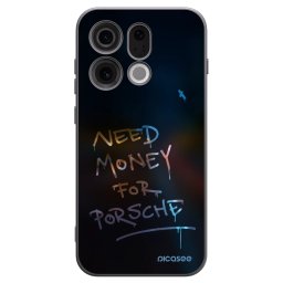 Fekete szilikon tok az alábbi mobiltelefonokra OPPO Find X9 - Neon Nights
