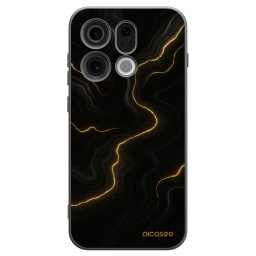 Fekete szilikon tok az alábbi mobiltelefonokra OPPO Find X9 - Thunder