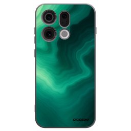Fekete szilikon tok az alábbi mobiltelefonokra OPPO Find X9 - Malachite
