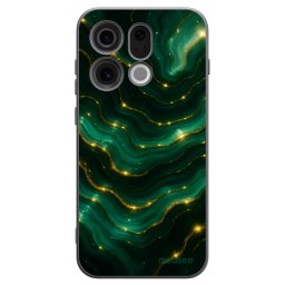 Fekete szilikon tok az alábbi mobiltelefonokra OPPO Find X9 - Emerald