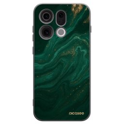 Fekete szilikon tok az alábbi mobiltelefonokra OPPO Find X9 - Green