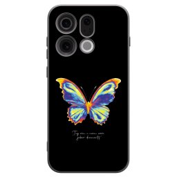 Fekete szilikon tok az alábbi mobiltelefonokra OPPO Find X9 - Diamanty Black