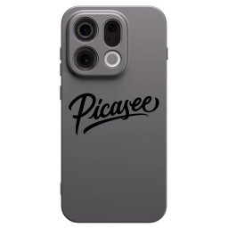 Fekete szilikon tok az alábbi mobiltelefonokra OPPO Find X9 - Picasee - old logo - black