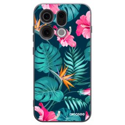 Fekete szilikon tok az alábbi mobiltelefonokra OPPO Find X9 - Pink Monstera