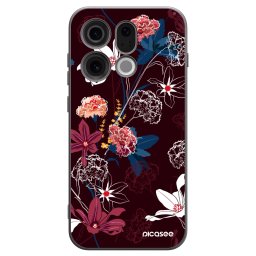 Fekete szilikon tok az alábbi mobiltelefonokra OPPO Find X9 - Dark Meadow