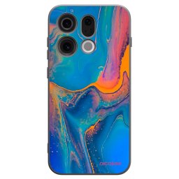 Fekete szilikon tok az alábbi mobiltelefonokra OPPO Find X9 - Rainbow