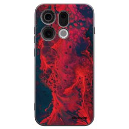 Fekete szilikon tok az alábbi mobiltelefonokra OPPO Find X9 - Organic red