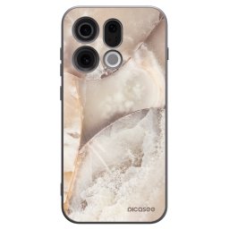 Fekete szilikon tok az alábbi mobiltelefonokra OPPO Find X9 - Cream marble