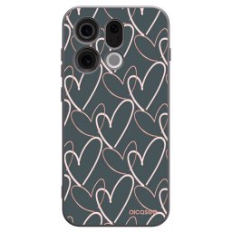 Fekete szilikon tok az alábbi mobiltelefonokra OPPO Find X9 - Lots of love