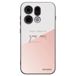 Fekete szilikon tok az alábbi mobiltelefonokra OPPO Find X9 - You create your own opportunities