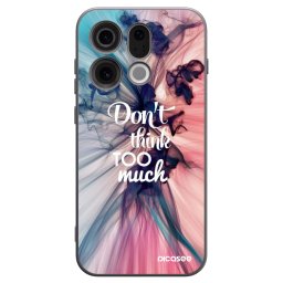 Fekete szilikon tok az alábbi mobiltelefonokra OPPO Find X9 - Don't think TOO much