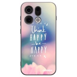 Fekete szilikon tok az alábbi mobiltelefonokra OPPO Find X9 - Think happy be happy