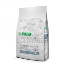Nature's Protection Superior Care White Dogs Adult Small & Mini száraz kutyatáp - fehérhal 1,5 kg